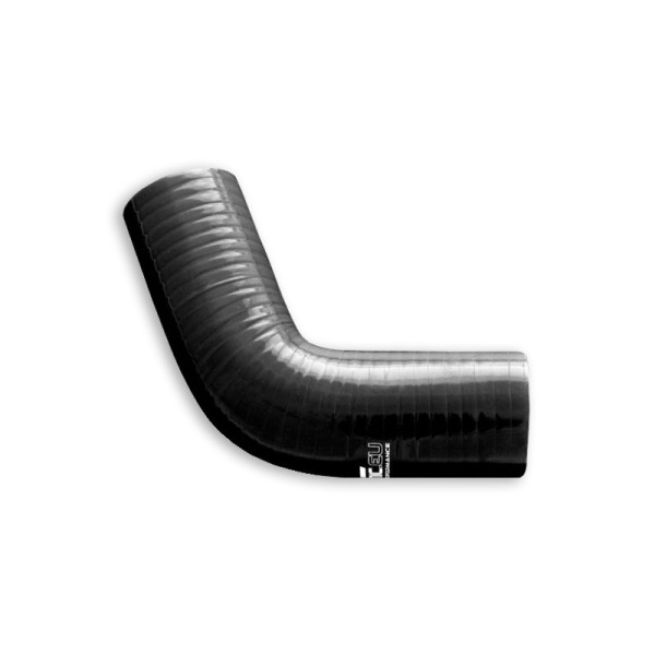 Silicone Elbow 67° 89mm Black