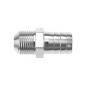 Push-On Barb Tail Hose Pipe AN10 to 20mm Fuel Fitting Adapter Silver