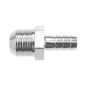 AN8 to 14mm Push-On Barb Tail Hose Pipe Fitting Adapter Fuel Silver
