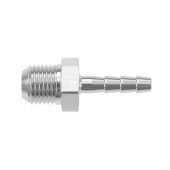 Push-On Barb Tail Hose Pipe AN6 to 8mm Fuel Fitting Adapter Silver