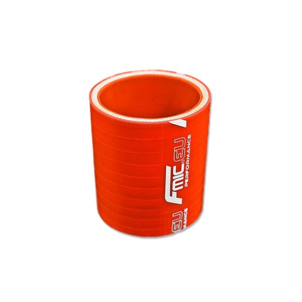 80mm Orange Straight Silicone Coupler - 20cm Length