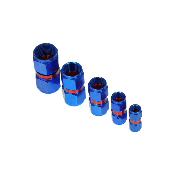 AN4 Blue Female-Female Connector - Durable Automotive Part