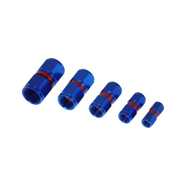 AN4 Blue Female-Female Connector - Durable Automotive Part