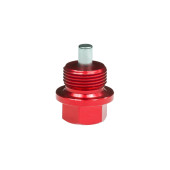 Magnetic Oil Drain Sump Pan Plug Bolt M12x1.25 for Daihatsu, Lexus, Toyota, Lotus - Red