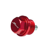 Magnetic Oil Drain Sump Pan Plug Bolt M14x1.5 for Audi, Ford, Jaguar, Land Rover, Volvo Red
