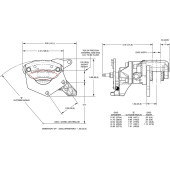MC4 Mechanical Floating Mount Caliper Right 1 Piston Black