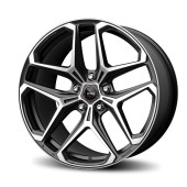 Momo RF-04 20x9 5x108 ET43, Flat Black, Machined Spokes