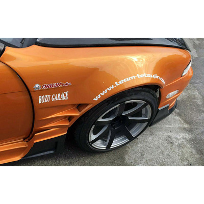 Nissan 200SX S14 50mm Wide Front Fenders Upgrade