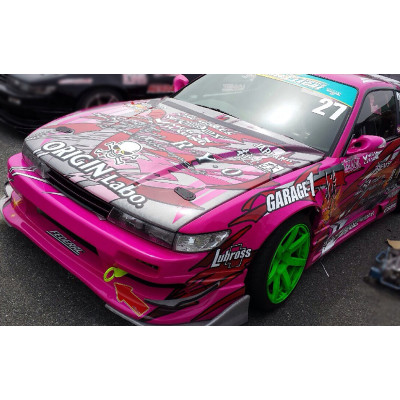 Nissan Silvia PS13 55mm Wide Front Fenders Upgrade