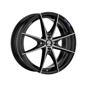 Sparco Trofeo 4 15x6 4x108 ET42, Flat Black, Machined Spokes