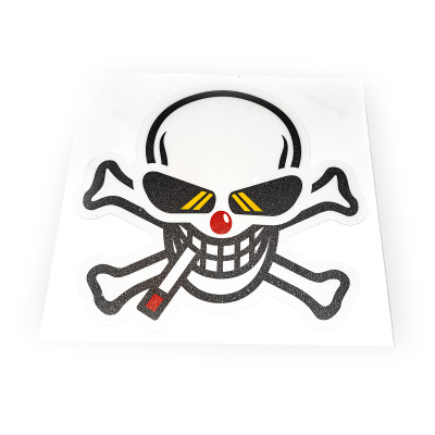 Large Skull Sticker - 25 cm Vinyl Decal for Decor