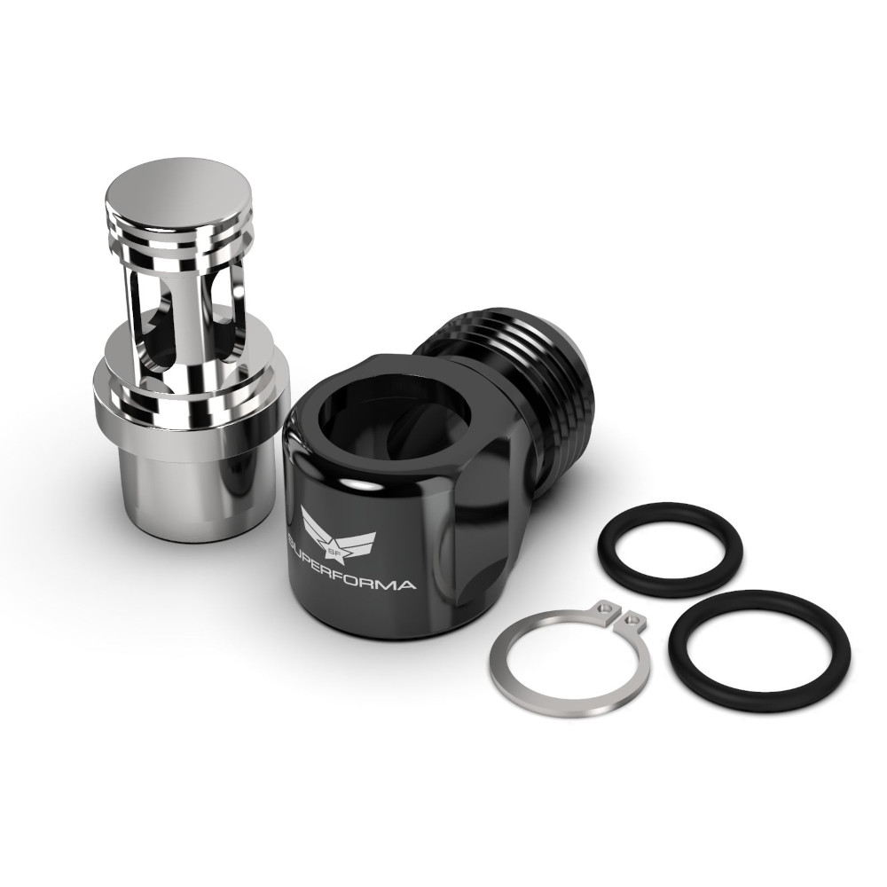 AN-10 Swivel Push In Fitting - Toyota 2JZ (Exhaust)