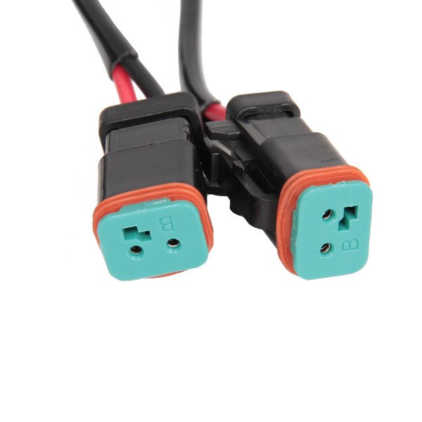 Waterproof Wire Harness for 2 LED Lights