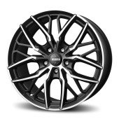 Momo Spider 19x8.5 5x110 ET30, Flat Black, Machined Spokes