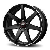 Momo Seven 18x8 5x112 ET42, Flat Black, Machined Spokes