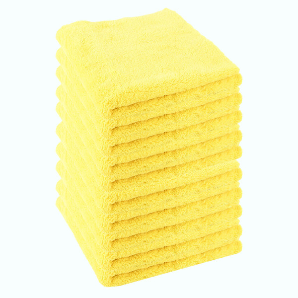 Thick Microfiber Cloths for Lapping QD Waxes 40x40cm 550g/m2 Seamless - 10 Pcs
