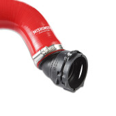 Mishimoto MMHOSE-MUS8-15URD Silicone Upper Rad Hose for Ford Mustang GT 15-17 Red