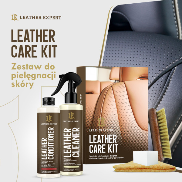 Leather Care Kit 2x250ml – leather cleaning and care kit