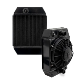 Universal Drag Race Performance Aluminum Radiator Black MMRAD-UNI-DRG