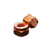 M10/14 Copper Self-Locking Nut
