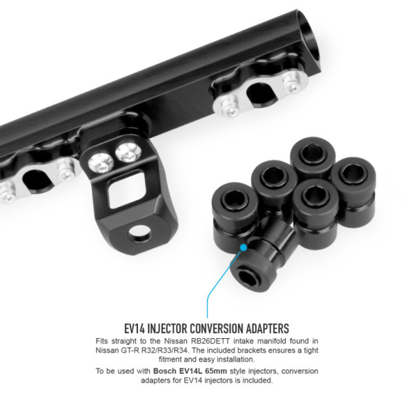 Performance Fuel Rail for Nissan 6cyl RB26DETT