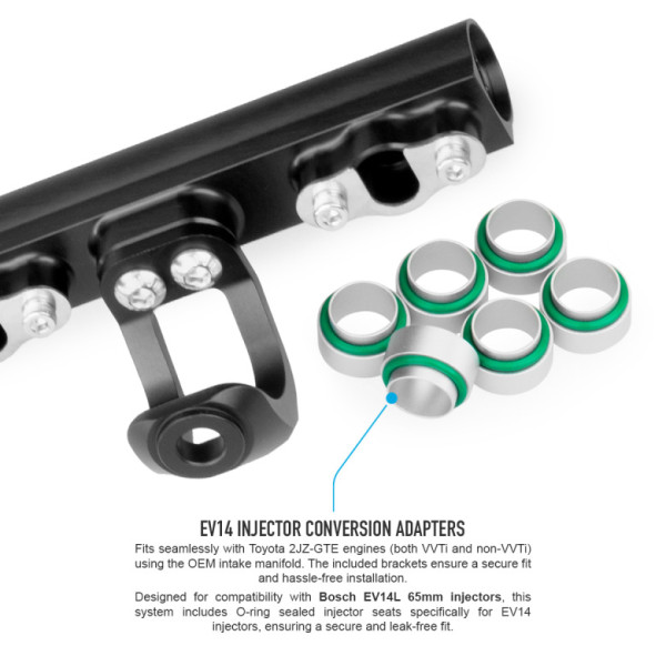 Fuel Rail for Toyota 6cyl 2JZ-GTE