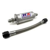 AN6 N20 Filter and 12-Inch Stainless Hose Nitrous Express NX-15610