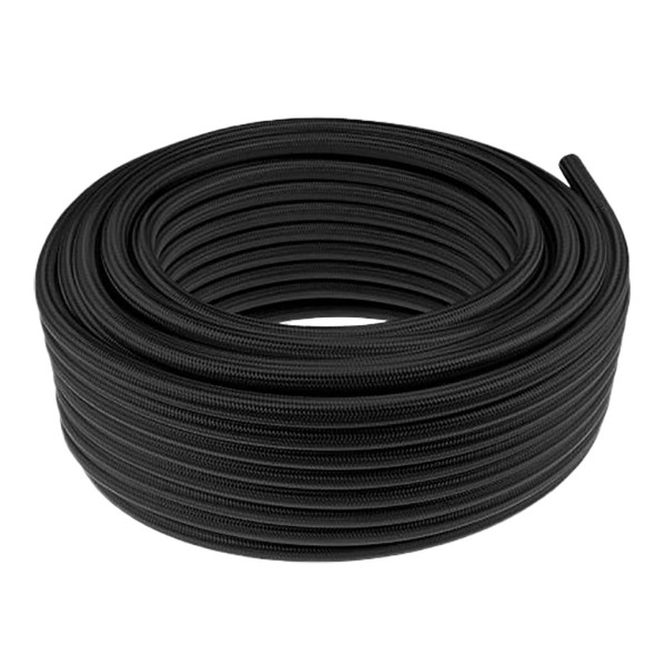 8 mm Black Nylon Braid Fuel Vacuum Coolant Hose