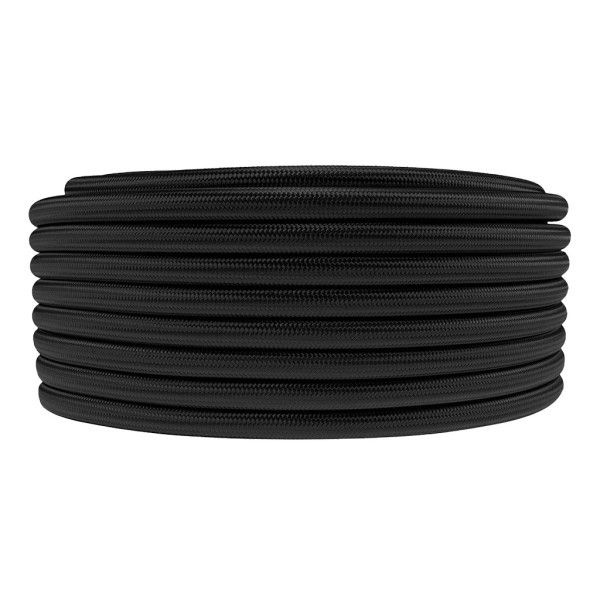 Fuel Vacuum Coolant Hose 4 mm Black Nylon Braid