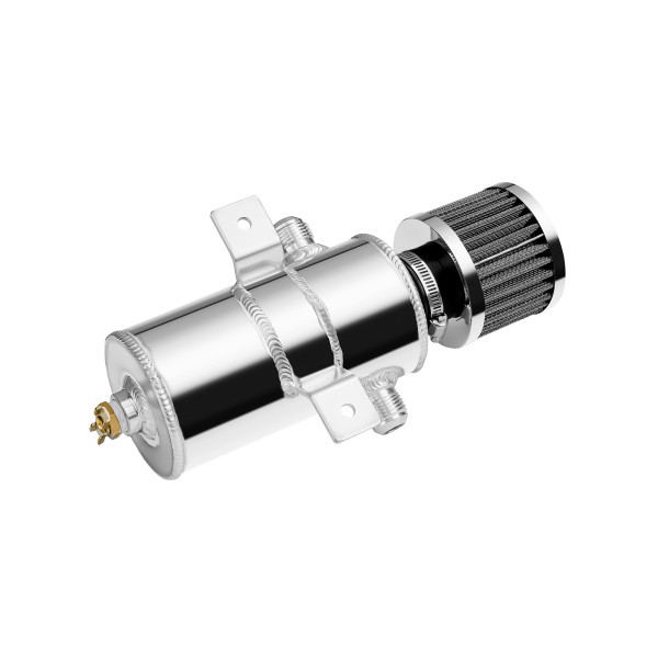 0.75L Oil Catch Tank with Filter and AN10 Fittings