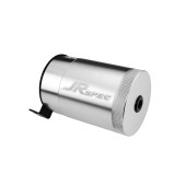 Aluminum 2-Port Baffled Oil Catch Can with Filter