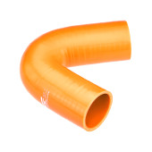 Silicone elbow 135' 51mm Orange