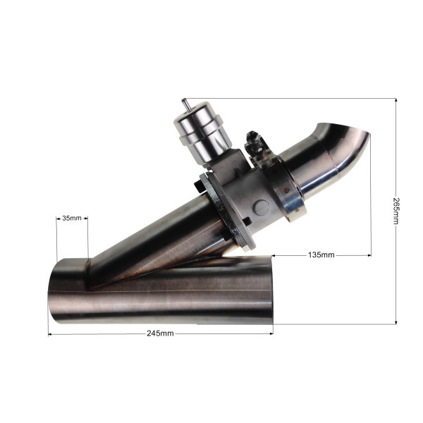 63mm Remote-Controlled Vacuum Exhaust Throttle