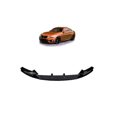 Diffuser BMW 2 F22 F23 Front Bumper M Performance Gloss Black
