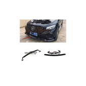 Diffuser Mercedes-Benz GLC X253 GLC C253 Front Bumper Gloss Black