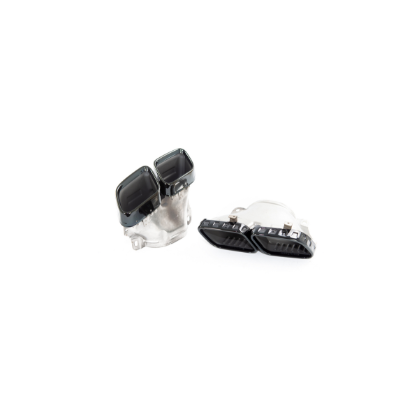 Diffuser Mercedes-Benz C C205 A205 Cabrio Rear Silver