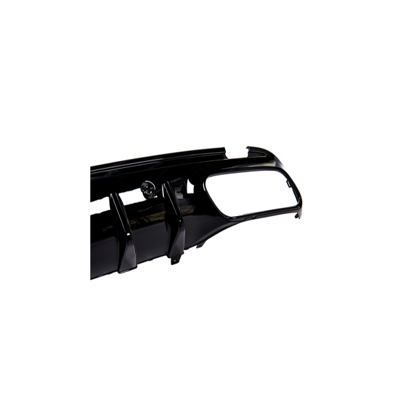 Diffuser Mercedes-Benz C W205 S205 Rear with Pipes black
