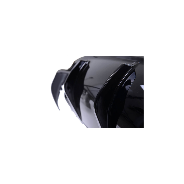 Diffuser Mercedes-Benz CLA C117, X117 Rear with Pipes black