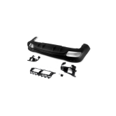 Diffuser Mercedes-Benz GLE V167 Rear with Pipes black