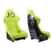 Racing seat SLIDE KS2 Premium Light Green Welur Stellar Grey Glitter