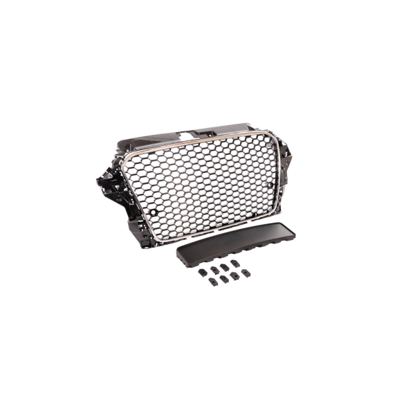 Grill Audi A3 8V Chrome & Black PDC