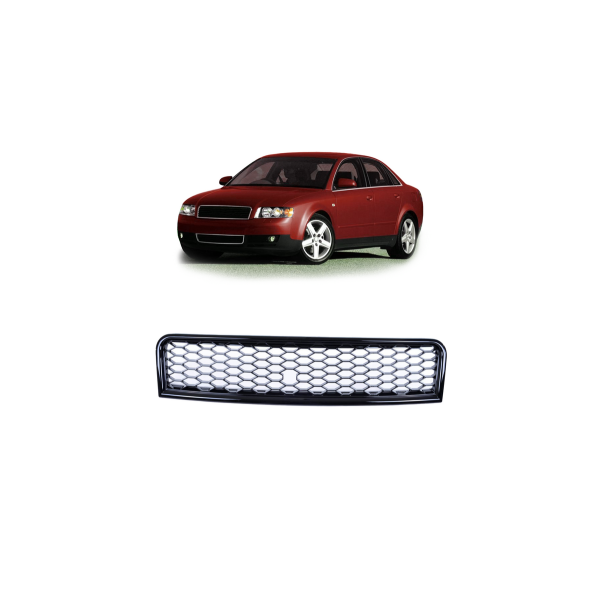Grill Audi A4 B6 Gloss Black