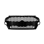 Grill Audi A4 B9 Facelift Gloss Black PDC