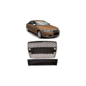 Grill Audi A6 C6 Chrome & Gloss Black