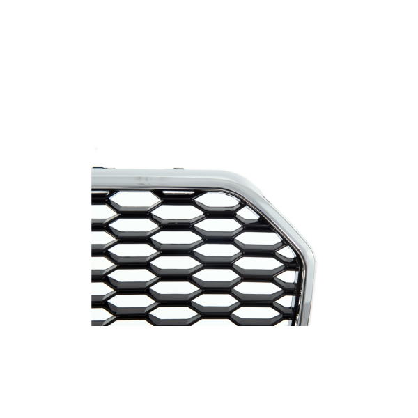 Grill Audi A6 C7 Facelift Silver & Gloss Black