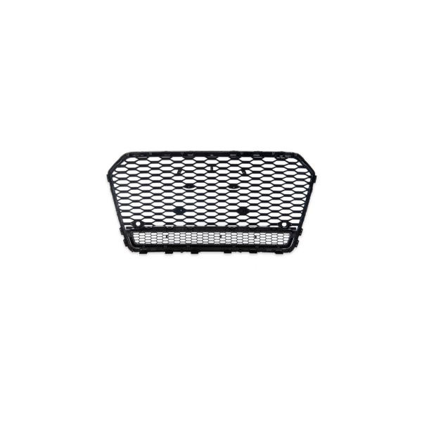 Grill Audi A6 C7 Facelift Silver & Gloss Black
