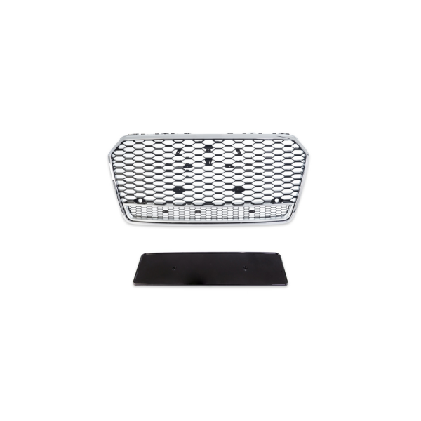 Grill Audi A7 C7 Facelift Chrome & Gloss Black