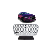 Grill Audi A7 C7 Facelift Chrome & Gloss Black
