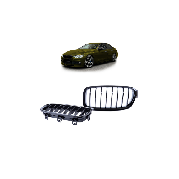 Grill BMW 3 F30 F31 Single Line Gloss Black