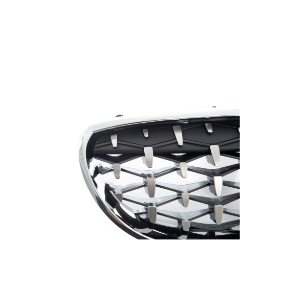 Grill BMW 5 E60 E61 Gloss Black & Chrome